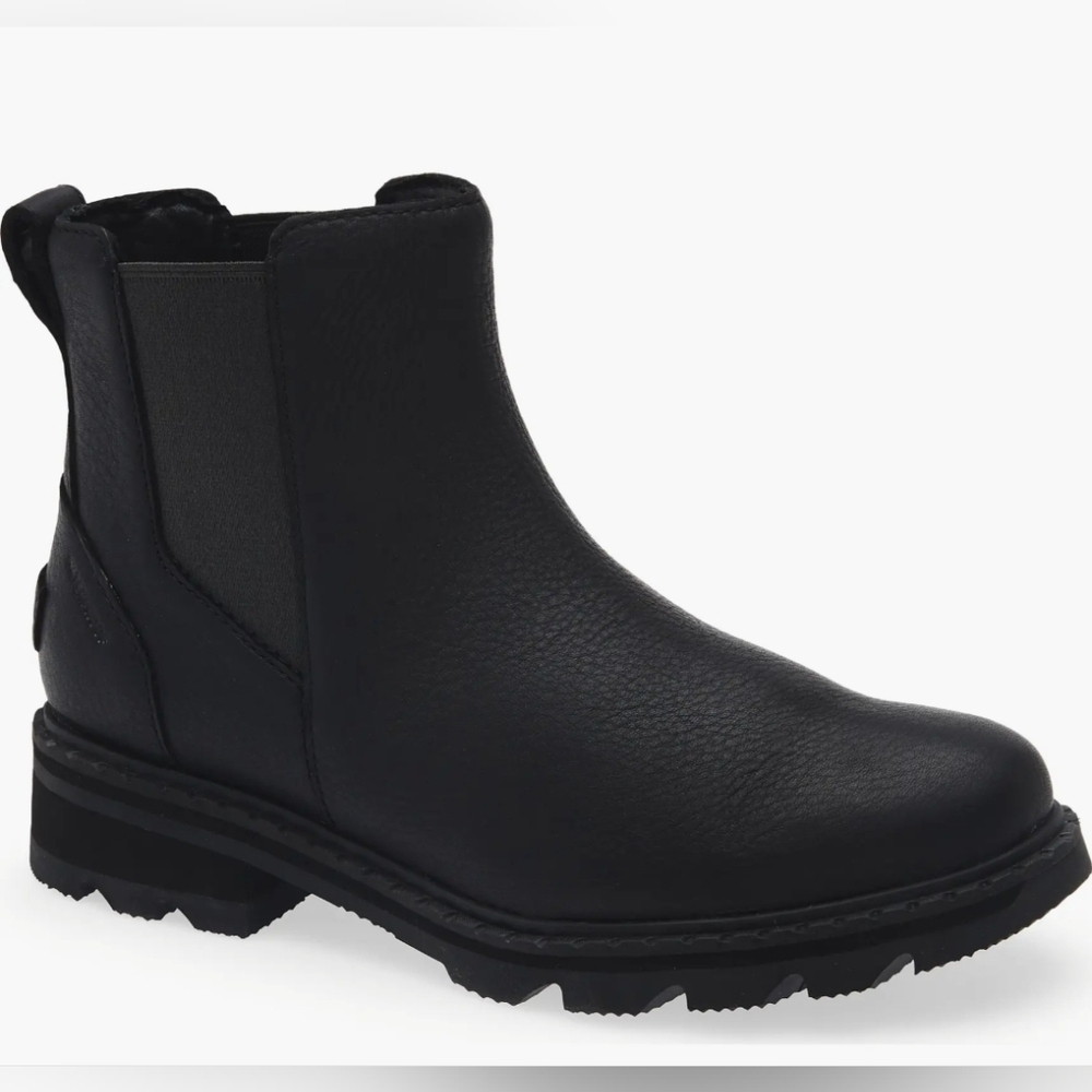 SOREL Lennox Chelsea Boot, Black, Size 10